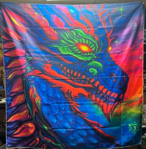 Image of Enter the Dragon tapestry 