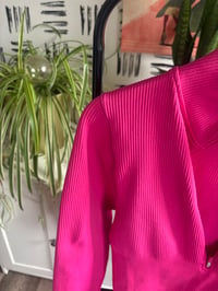 Image 2 of Ribbed bodysuit hot pink