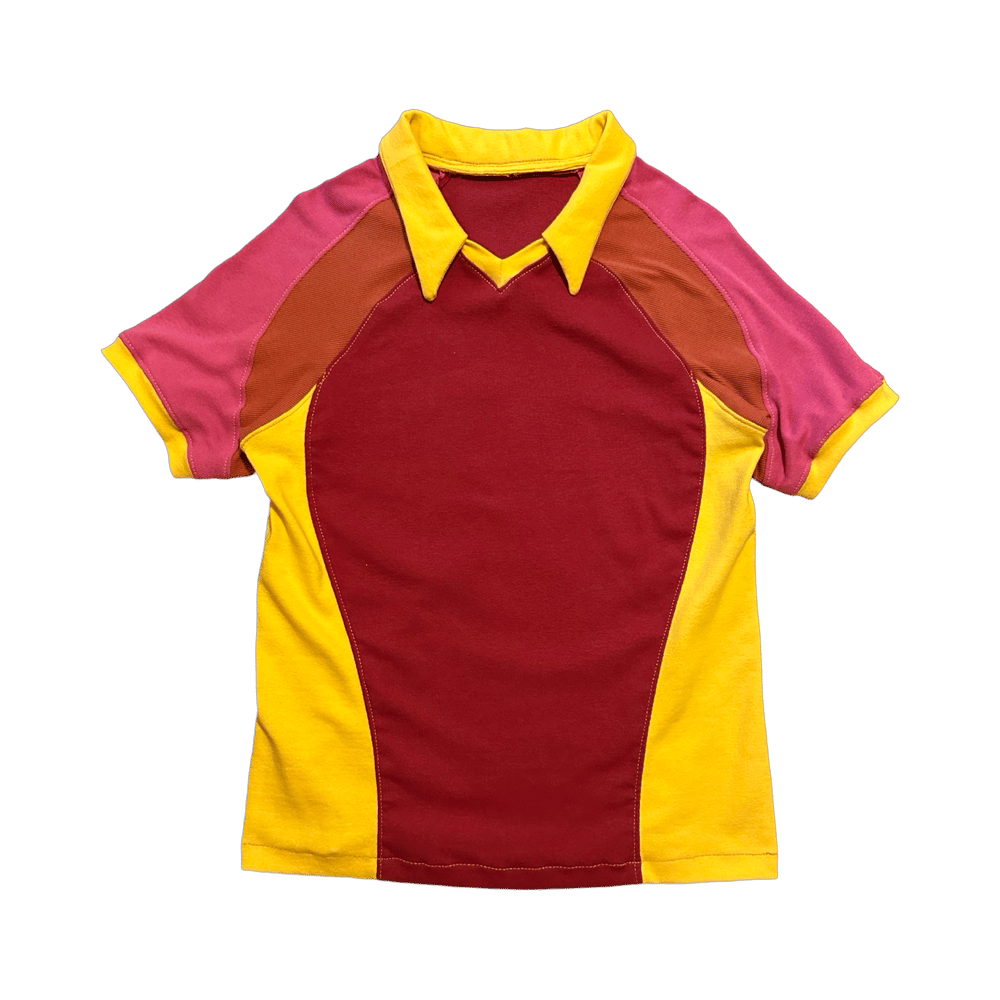 Raglan Collared Shirt Sample