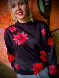 Image 2 of Poinsettia- Christmas Jumper 