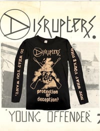 Image 1 of Disrupters bleached longsleeve (double sided)