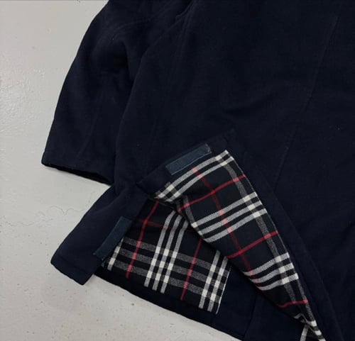 Image of 1980s Burberry Wool Coat, Size XL