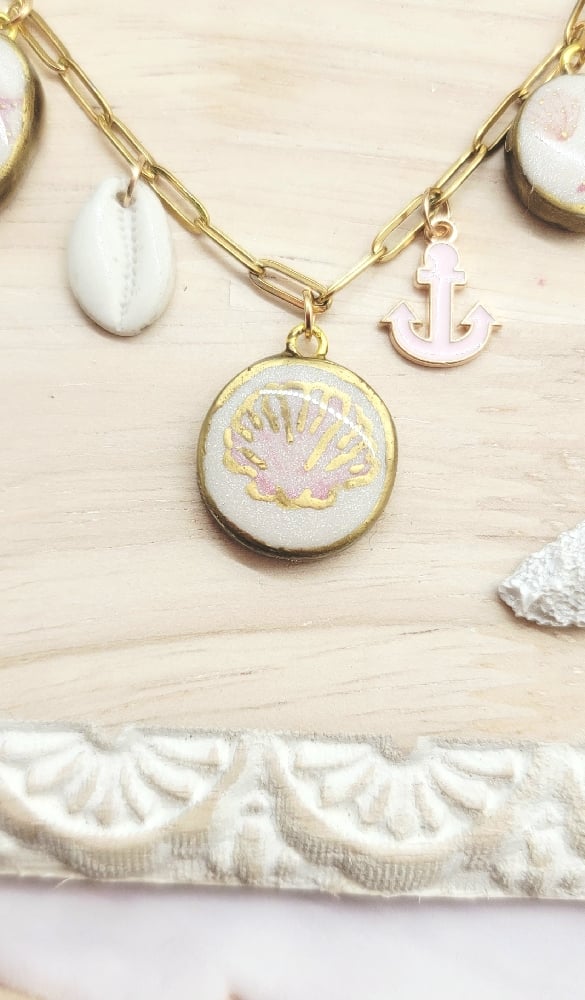 Image of Pink Sands Charm Necklace
