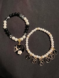 Image 2 of Beaded Chanel Charm Bracelets Sets