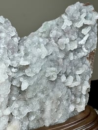 Image 23 of Druzy Quartz Crystal With Green Fluorite #452 