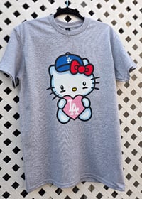 Image 2 of Dodgers Hello Kitty Tee