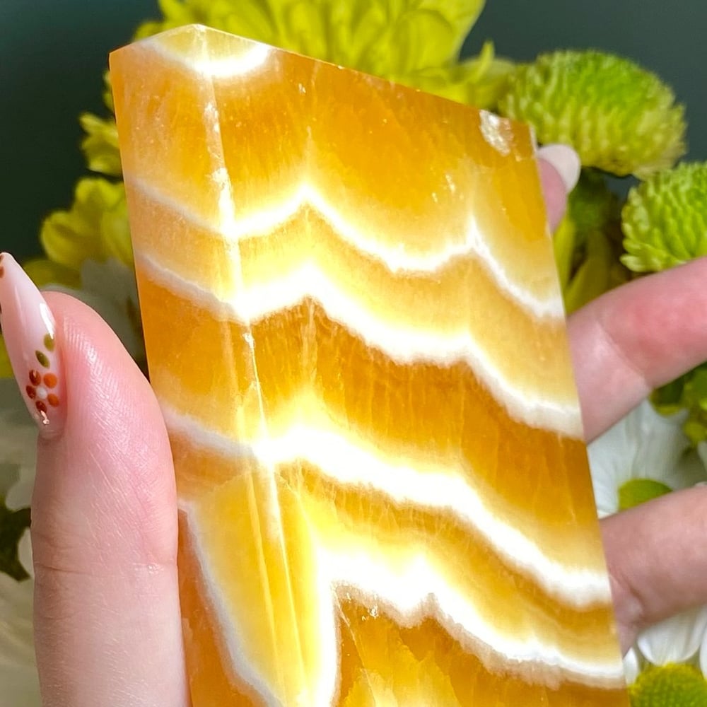 Image of Orange Calcite Slab