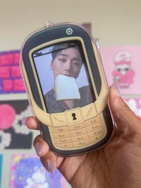 Image 1 of *preorder* ateez fandom phone photocard holder.