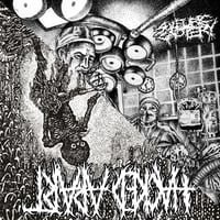 Image 2 of Hacked Apart / Sulfuric Cautery “split” 7”