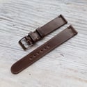 18mm Horween Shell Cordovan Strap - Armagnac