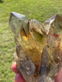 Image 10 of Smoky Citrine Points Cluster #1877