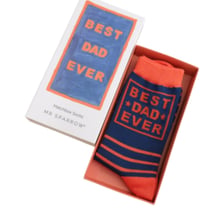 Image 1 of Mr Sparrow Matchbox Socks Best Dad Ever 