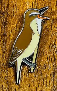 Image 2 of Great Reed Warbler - No.112 - UK Birding Pins - Enamel Pin Badge