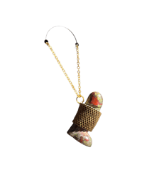 Image 1 of Big Style Bronze Peen Necklace 