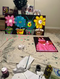 Image 13 of Flower Pots of the Sea Canvas