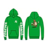 Forever Chasin Full Zip Hoodie (Green & White)