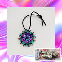 Image 1 of Tie Dye Mandala Ornament (Regular)