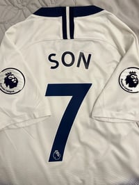 Image 1 of Tottenham Hotspur “SON 7” 2018/19 Inaugural Home Shirt + PL patches (M) 