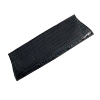 Image 1 of Kenneth Cole Croc Print Leather Clutch