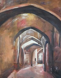 Image 1 of GOLDEN YAZD — Original Oil Painting