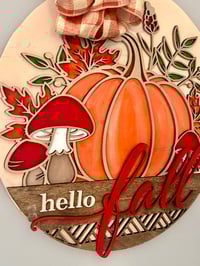 Image 7 of Hello Fall Door Hanger