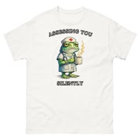 Image 2 of Assessing You Silently Nurse Frog Unisex T-Shirt