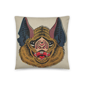 Halftone Bat Pillow