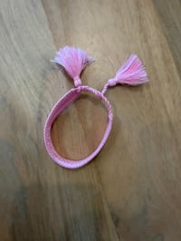Image 2 of Am Yisrael Chai pink bracelet OSFA
