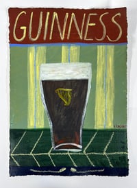 Guinness on green stripes 