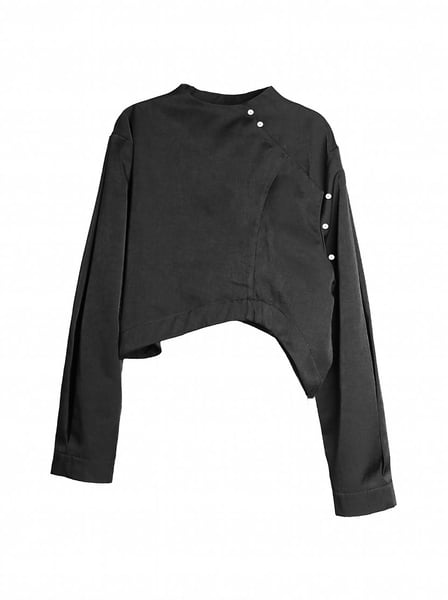 Image of ÆNRMÒUS - Ciam Toggle Shirt (Black)