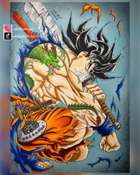 Image 1 of Goku mit Shenlong Tattoo