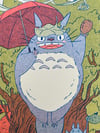 Small 'The Spirit Totoro' Risograph Print 