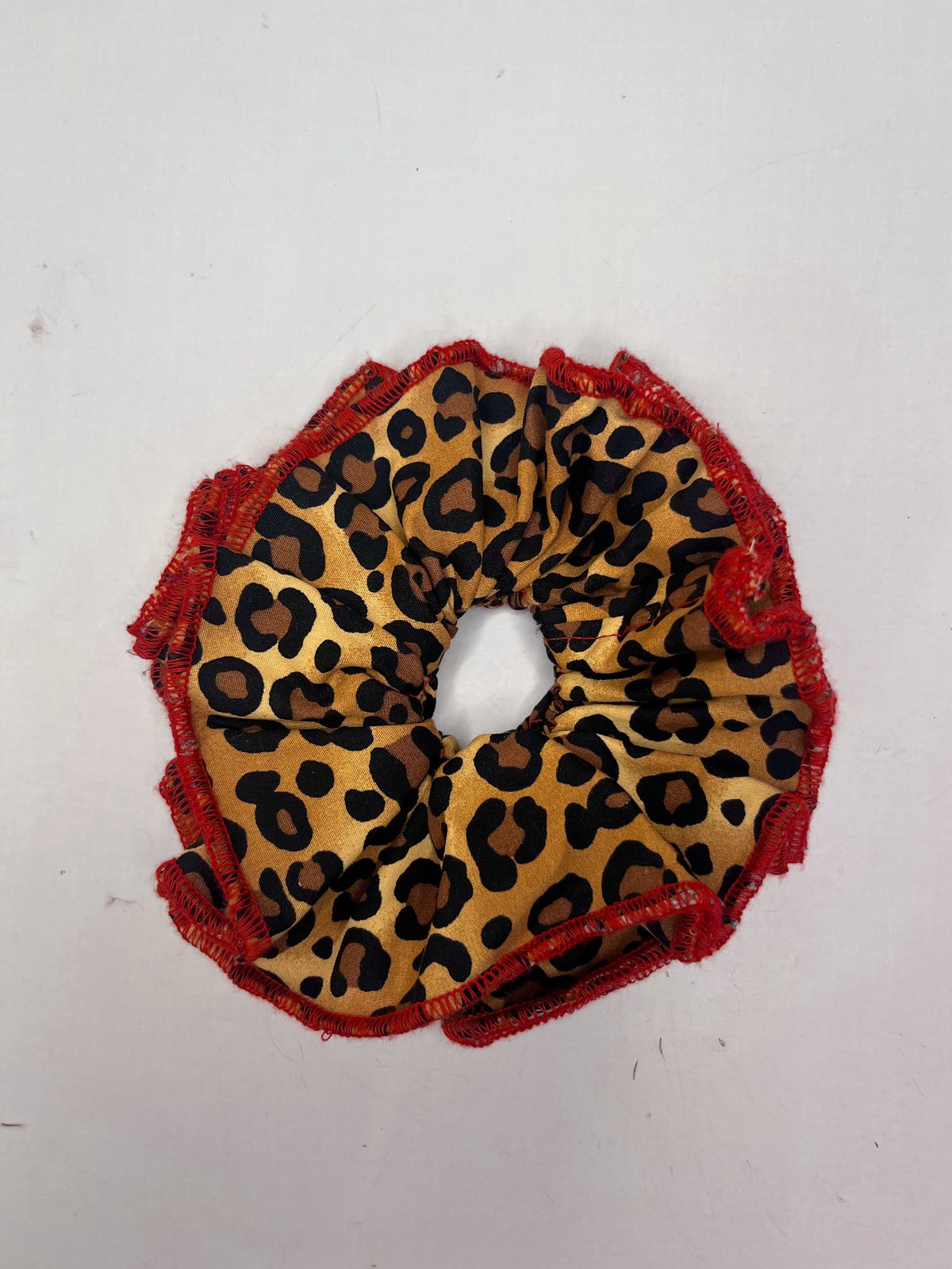 SAMPLE SALE Leopard Scrunchie 