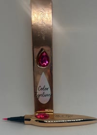 Image 1 of Fether liner hot pink L5