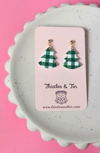 Image 1 of Noelle Dangles Gingham - SKU 378