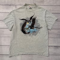 Image 1 of Vintage Badlands Eagle Fishing Tee - L