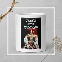 White glossy mug