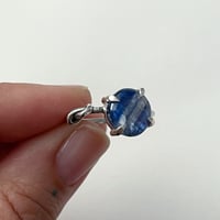 Image 1 of blue knot ring