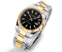 Image 12 of R0LEX Men Silver DateJust Watch
