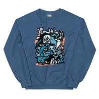 Image 1 of SWEATSHIRT: ADULT UNISEX "KIND OF BLUE"