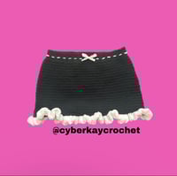Image 1 of Black Ruffled Skirt 