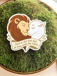 Image 2 of Lion & Lamb Sticker