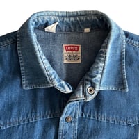 Image 3 of LEVI’S DENIM SHIRT ORANGE TAB 1980 OG (L)