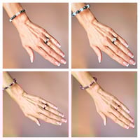 Image 3 of The Black and White Magnetic Bracelet Collection 