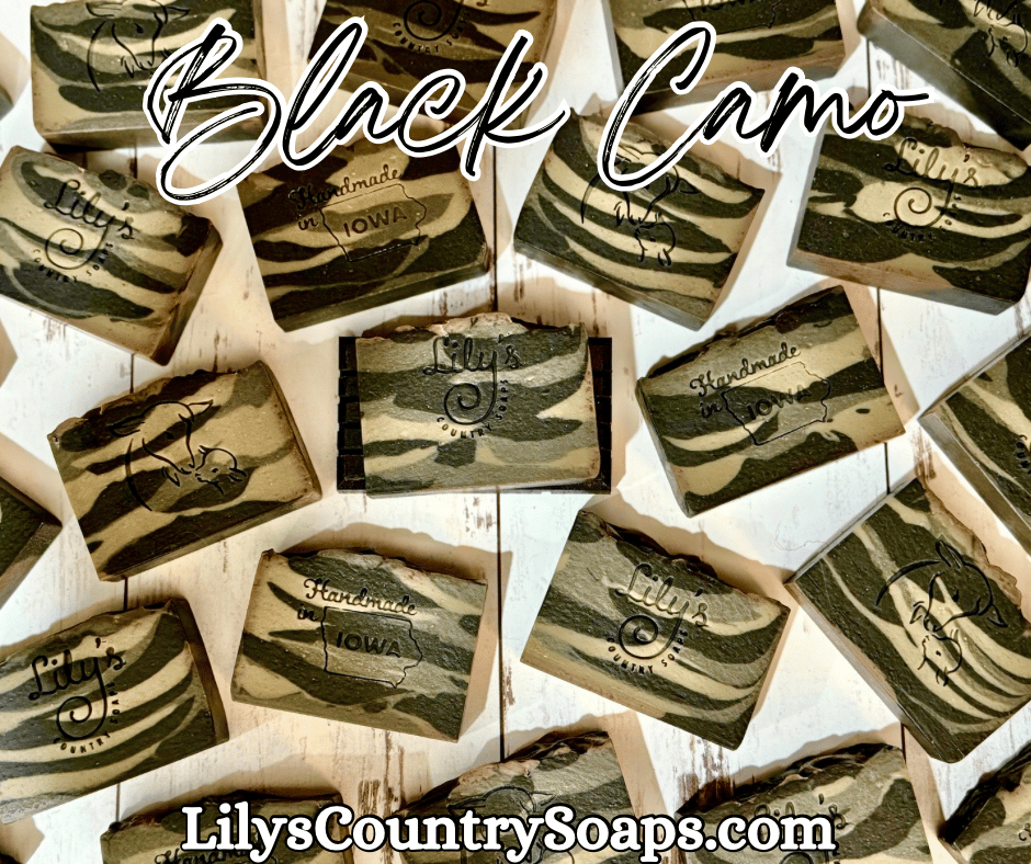Image of Black Camo Goat Milk Soap