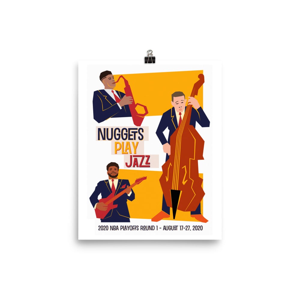 Nuggets vs Jazz Series Poster