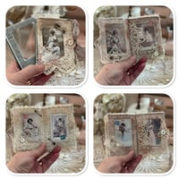 Image 8 of vintage snippet book with a window