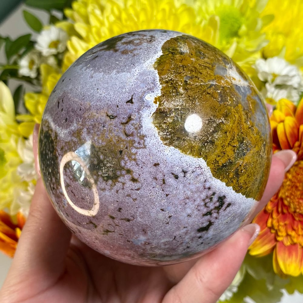 Image of Big Ocean Jasper Sphere