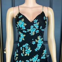 Image 2 of ZINC dark floral maxi dress