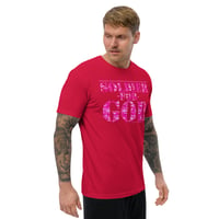 Image 17 of Soldier For God PINK Fitted Short Sleeve T-shirt